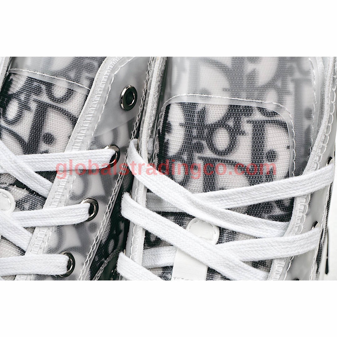Dior B23 Oblique Slip-on Low Top Sneakers Sheer Print Sneakers